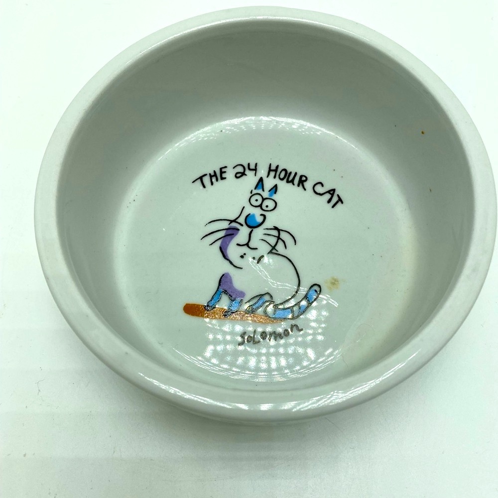 Solomon “The 24 Hour Cat” Feeding Dish